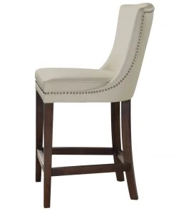 Uttermost Dariela White Counter Stool Bar & Counter Stools