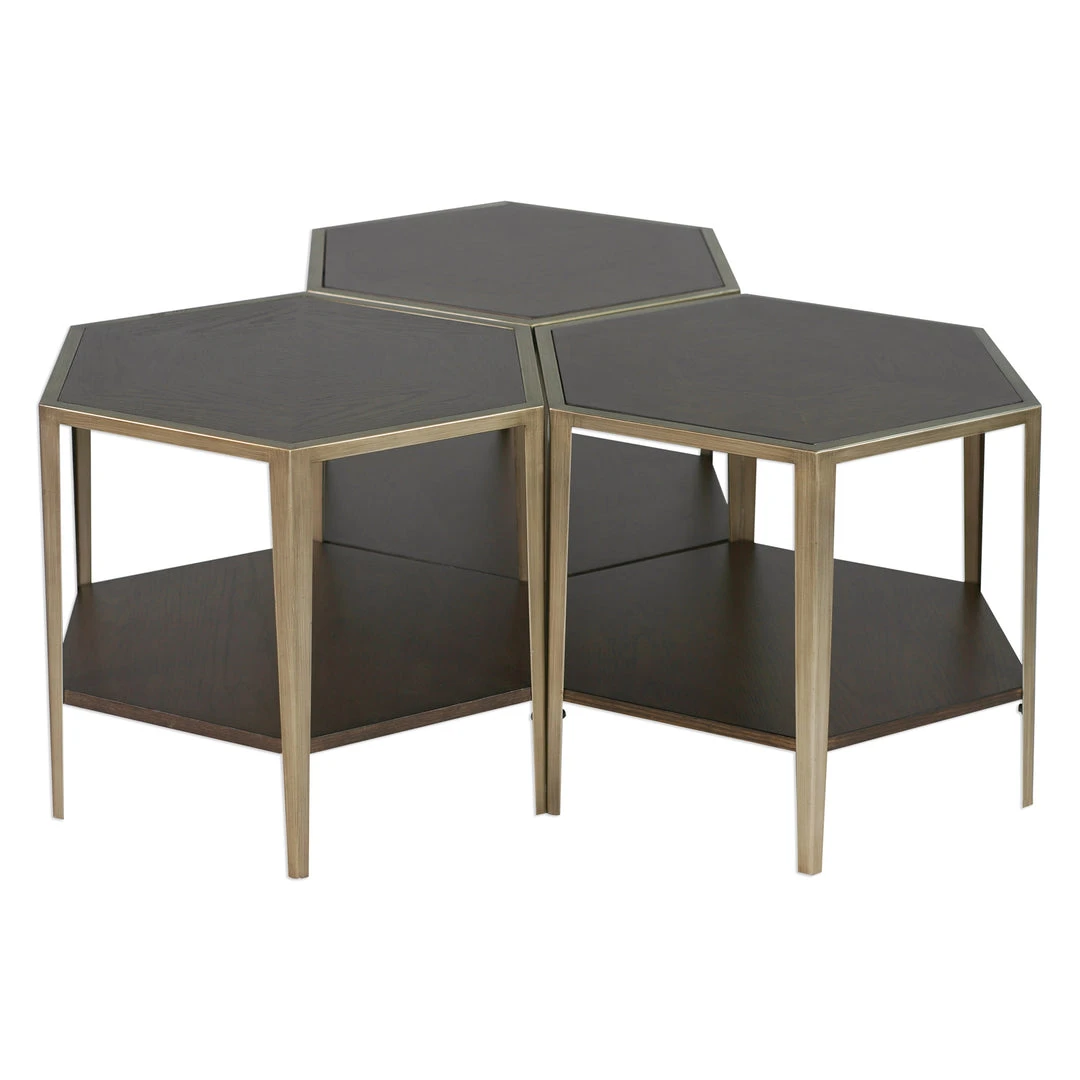 Uttermost Alicia Geometric Accent Table Side & End Tables 7 Uttermost Alicia Geometric Accent Table Side & End Tables