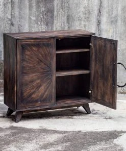 Chests & Cabinets Uttermost Kohana Black Console Cabinet