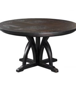 Uttermost Maiva Round Black Dining Table