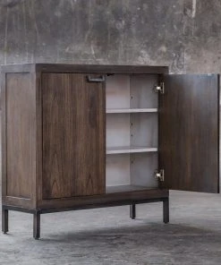 Chests & Cabinets Uttermost Nadie Light Walnut Console Cabinet