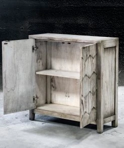 Uttermost Catori Smoked Ivory Console Cabinet