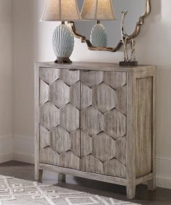Uttermost Catori Smoked Ivory Console Cabinet