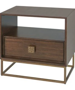 Uttermost Bexley Walnut Side Table