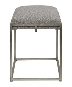 LIVING ROOM Uttermost Edie Silver Small Bench 8 LIVING ROOM Uttermost Edie Silver Small Bench