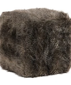 Uttermost Jayna Fur Ottoman LIVING ROOM