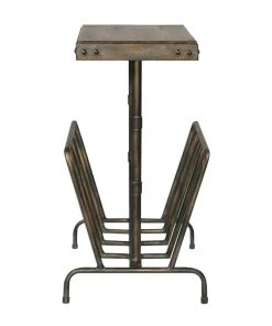 Side & End Tables Uttermost Sonora Industrial Magazine Accent Table