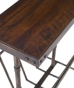 Side & End Tables Uttermost Sonora Industrial Magazine Accent Table