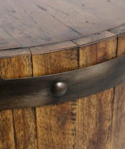 Side & End Tables Uttermost Ceylon Wine Barrel Side Table 8 Side & End Tables Uttermost Ceylon Wine Barrel Side Table