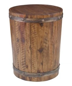 Side & End Tables Uttermost Ceylon Wine Barrel Side Table