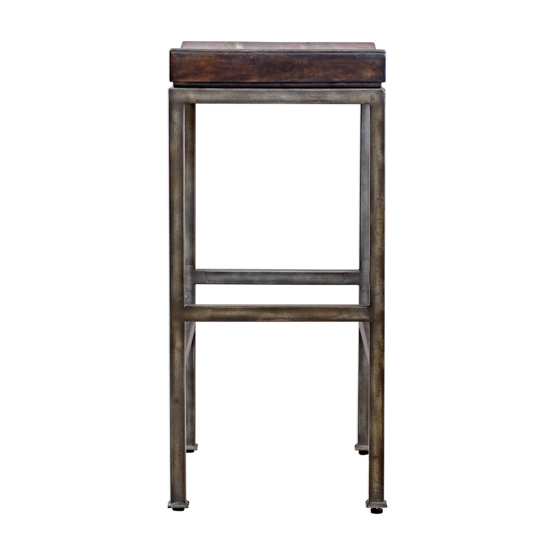 Uttermost Beck Industrial Bar Stool Bar & Counter Stools 6 Uttermost Beck Industrial Bar Stool Bar & Counter Stools