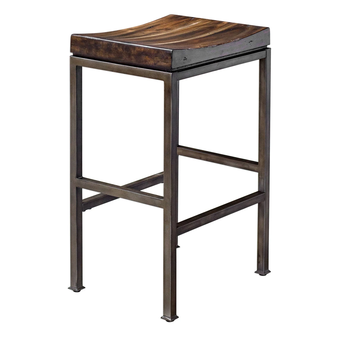 Uttermost Beck Industrial Bar Stool Bar & Counter Stools 7 Uttermost Beck Industrial Bar Stool Bar & Counter Stools