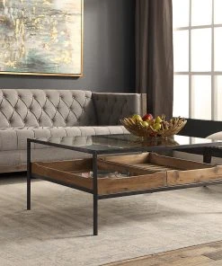 LIVING ROOM Uttermost Silas Coffee Table 14 LIVING ROOM Uttermost Silas Coffee Table
