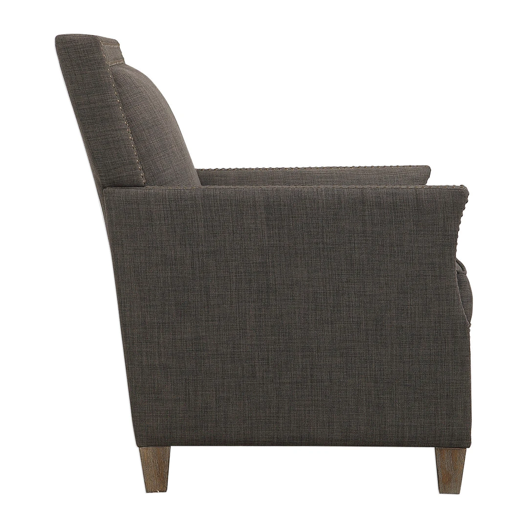 Uttermost Darick Charcoal Armchair 8 Uttermost Darick Charcoal Armchair