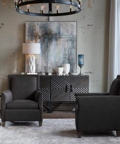 Uttermost Darick Charcoal Armchair 14 Uttermost Darick Charcoal Armchair