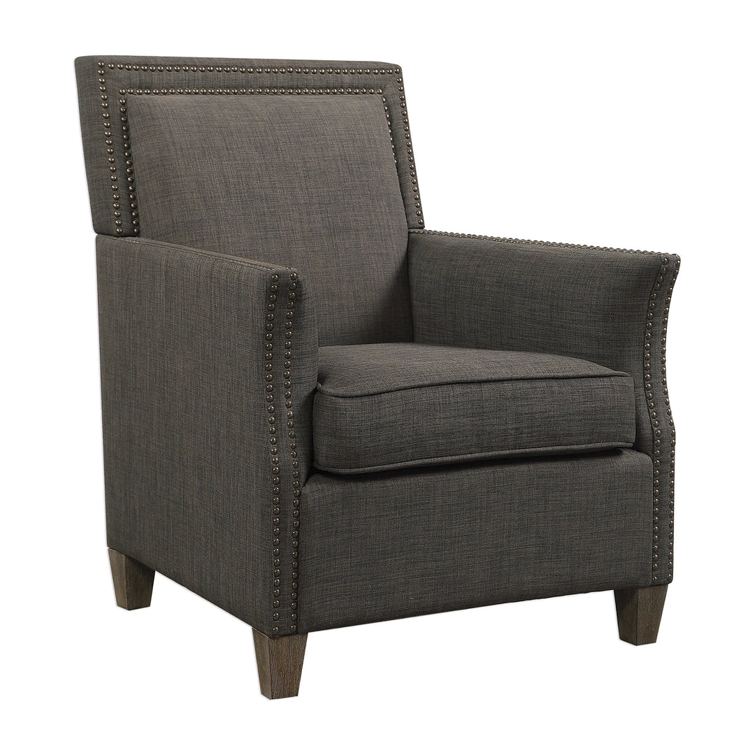 Uttermost Darick Charcoal Armchair 7 Uttermost Darick Charcoal Armchair