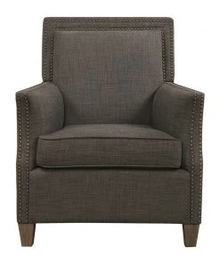 Uttermost Darick Charcoal Armchair