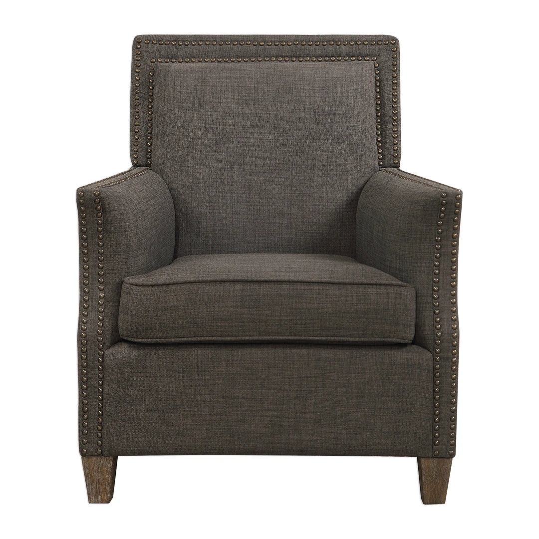 Uttermost Darick Charcoal Armchair 3 Uttermost Darick Charcoal Armchair