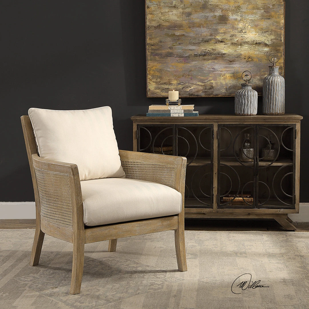 Uttermost Encore Natural Armchair 4 Uttermost Encore Natural Armchair