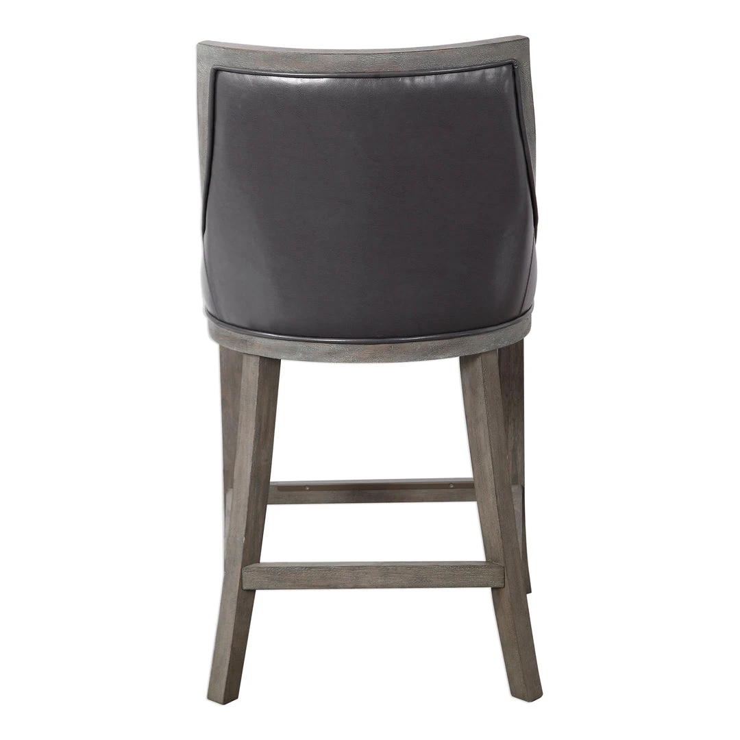 Uttermost Elowen Leather Counter Stool 7 Uttermost Elowen Leather Counter Stool
