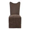 DINING ROOM Uttermost Delroy Armless Chairs, Chocolate, Set Of 2 2 DINING ROOM Uttermost Delroy Armless Chairs, Chocolate, Set Of 2