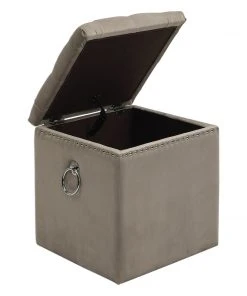 Uttermost Talullah Tufted Storage Ottoman LIVING ROOM