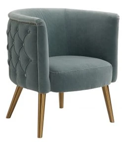 Uttermost Haider Gray Accent Chair