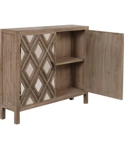 Uttermost Tahira Mirrored Accent Cabinet Chests & Cabinets