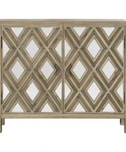 Uttermost Tahira Mirrored Accent Cabinet Chests & Cabinets