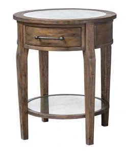 Side & End Tables Uttermost Raelynn Wood Lamp Table