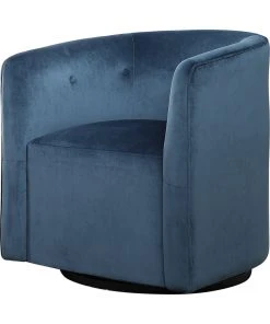 LIVING ROOM Uttermost Mallorie Blue Swivel Chair 12 LIVING ROOM Uttermost Mallorie Blue Swivel Chair