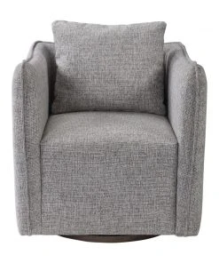 LIVING ROOM Uttermost Corben Gray Swivel Chair