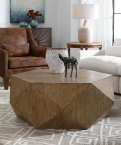 Uttermost Volker Honey Coffee Table LIVING ROOM