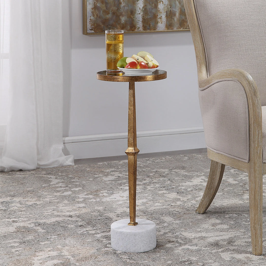 Side & End Tables Uttermost Miriam Round Accent Table 4 Side & End Tables Uttermost Miriam Round Accent Table
