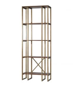LIVING ROOM Uttermost Karishma Antique Gold Etagere