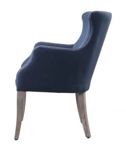 LIVING ROOM Uttermost Yareena Blue Wing Chair