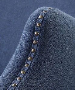 LIVING ROOM Uttermost Yareena Blue Wing Chair