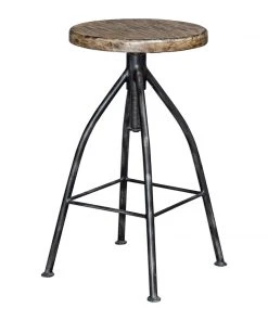 Uttermost Dalvin Industrial Pub Stool