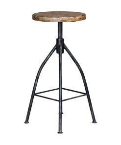 Uttermost Dalvin Industrial Pub Stool