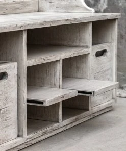 LIVING ROOM Uttermost Ardusin White Hobby Bench 13 LIVING ROOM Uttermost Ardusin White Hobby Bench