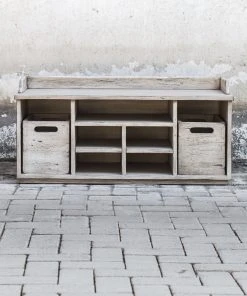 LIVING ROOM Uttermost Ardusin White Hobby Bench