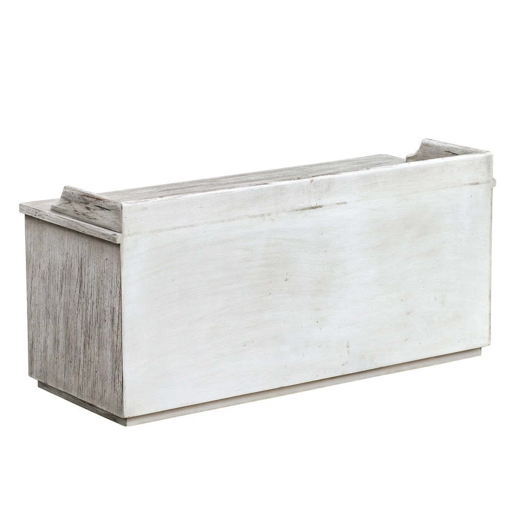 LIVING ROOM Uttermost Ardusin White Hobby Bench 9 LIVING ROOM Uttermost Ardusin White Hobby Bench