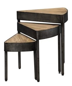 Uttermost Akito Swivel Nesting Table Side & End Tables