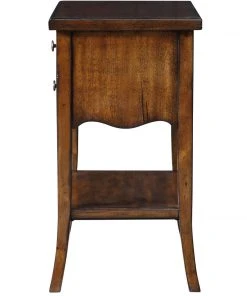LIVING ROOM Uttermost Carmel Wood End Table