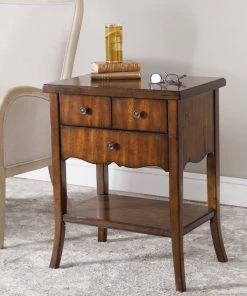LIVING ROOM Uttermost Carmel Wood End Table
