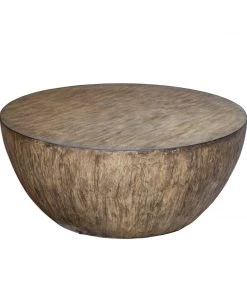 Uttermost Lark Round Wood Coffee Table