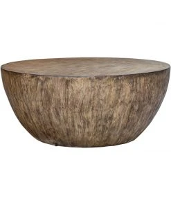 Uttermost Lark Round Wood Coffee Table