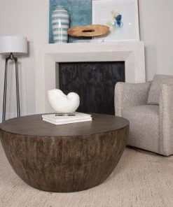 Uttermost Lark Round Wood Coffee Table