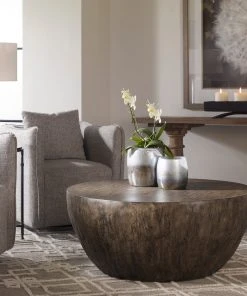 Uttermost Lark Round Wood Coffee Table