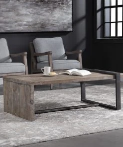 LIVING ROOM Uttermost Genero Weathered Coffee Table 9 LIVING ROOM Uttermost Genero Weathered Coffee Table